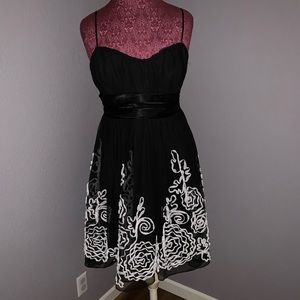 4 FOR $5 Studio Y black floral dress